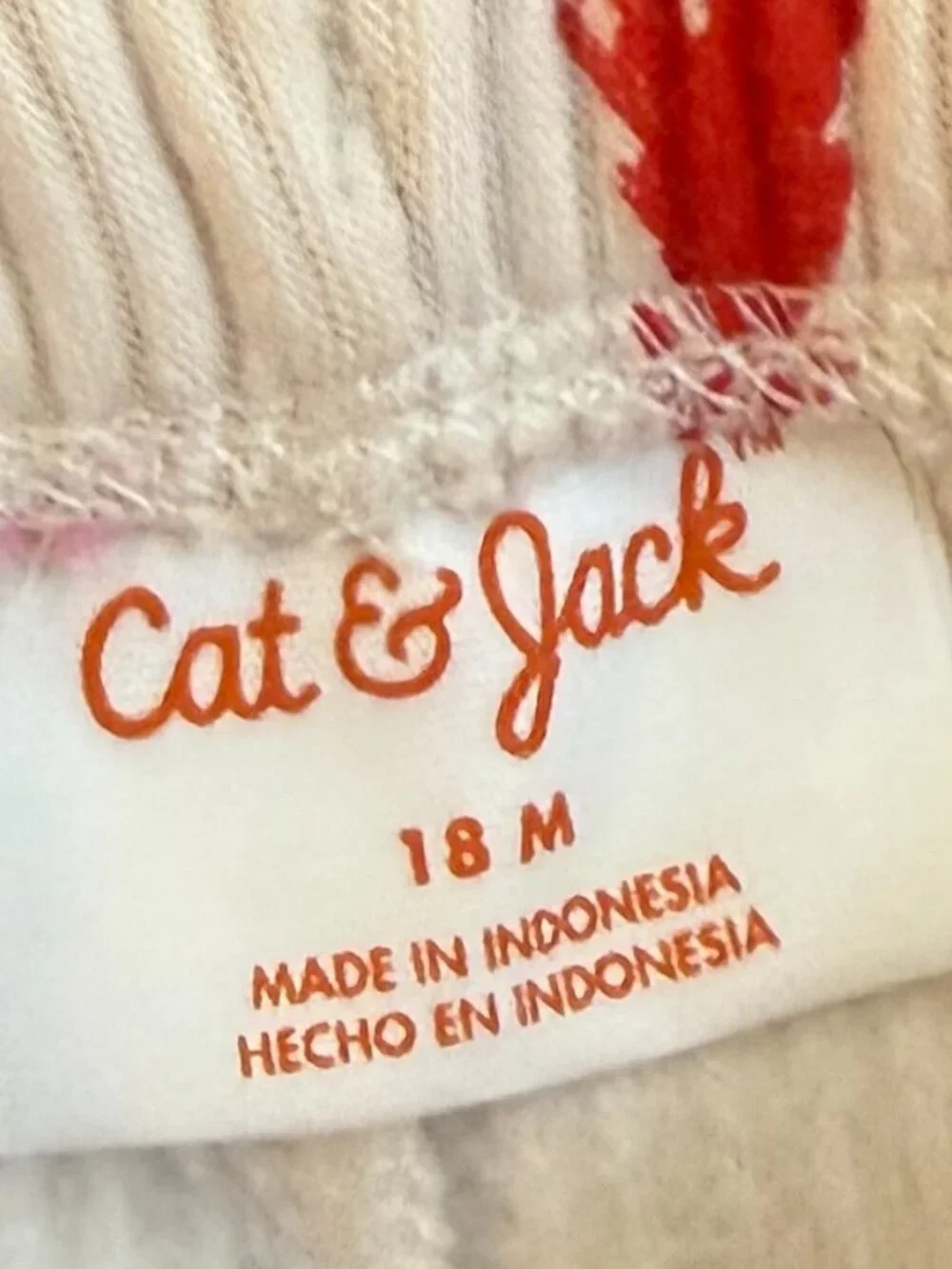 Cat & Jack Holiday Ribbed Tree Pants & Very Merry Red Sweater Infant Girl 18M